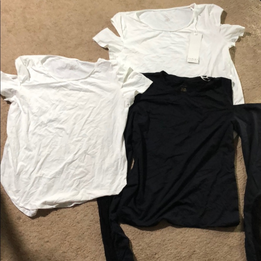 3 varley shirts size L